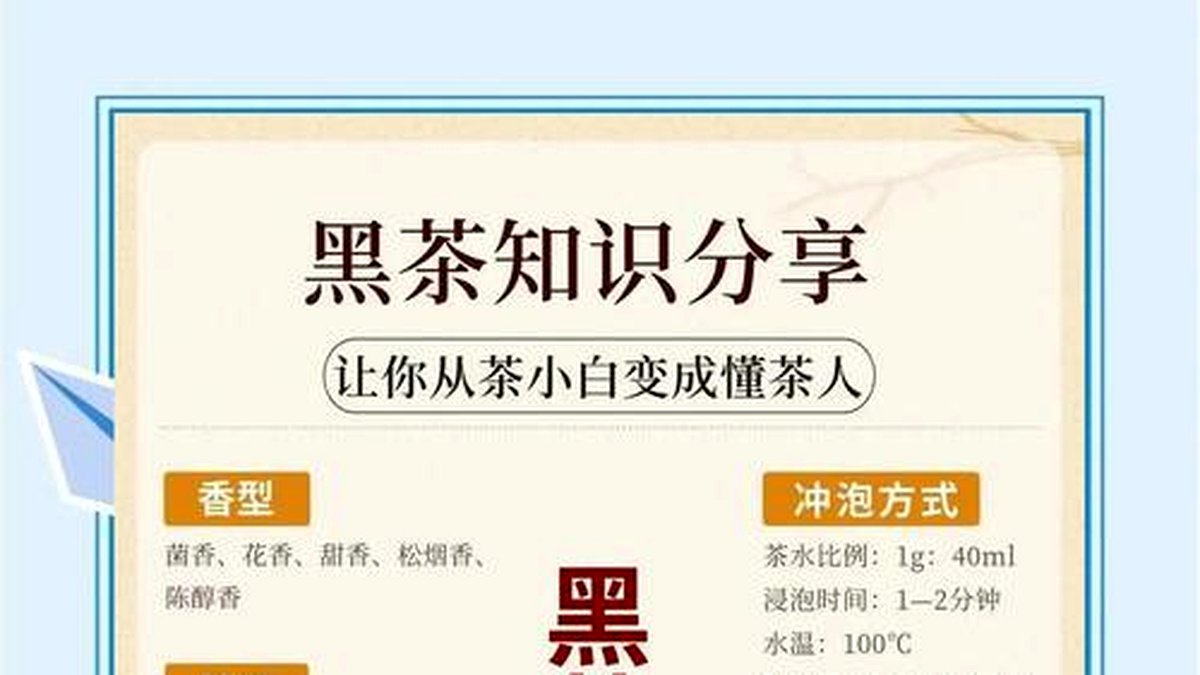 为什么黑茶适合三高人群？来看科学依据